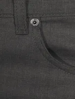 Wool Five-Pocket Jeans