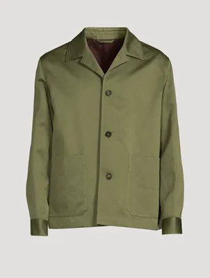 Cotton-Blend Chore Jacket