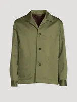 Cotton-Blend Chore Jacket
