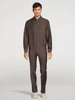 Wool And Mohair Shirt Jacket
