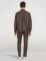 Wool And Mohair Shirt Jacket