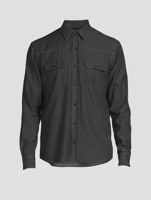 Cotton Western Denim Shirt