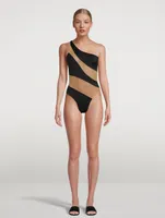 Snake Mesh Mio One-Piece Swimsuit
