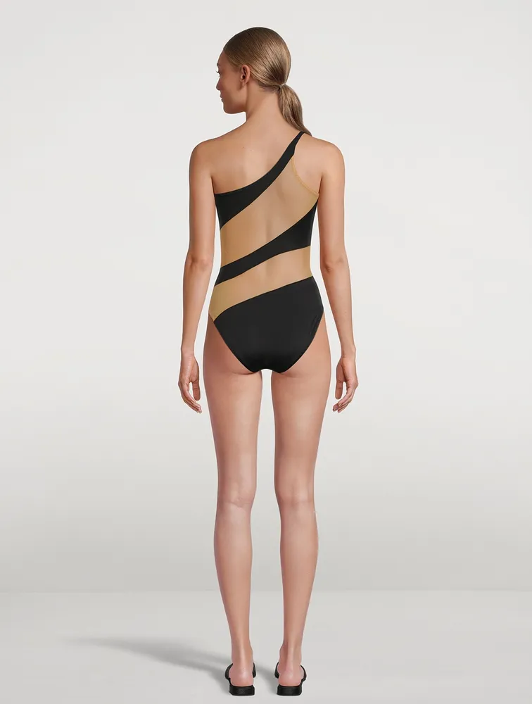 Snake Mesh Mio One-Piece Swimsuit