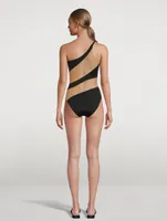 Snake Mesh Mio One-Piece Swimsuit