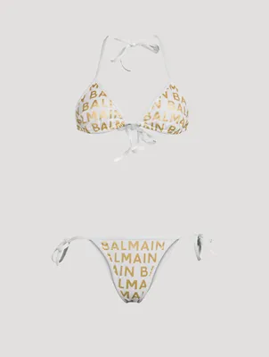 Monogram Motif Bikini Set