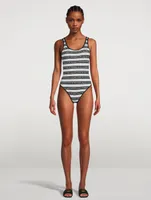 Monogram One-Piece Swimsuit