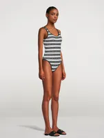 Monogram One-Piece Swimsuit