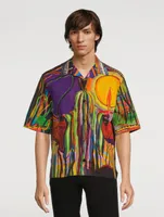 Hawaiian Shirt With Reaper Print