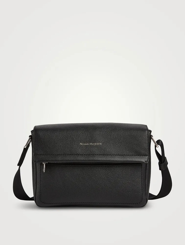 Leather Crossbody Messenger Bag