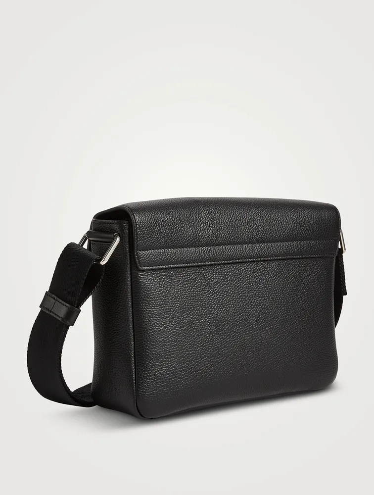 Leather Crossbody Messenger Bag