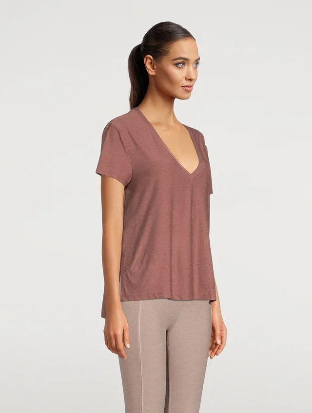 BEYOND YOGA Split Up Featherweight T-Shirt