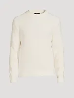 Cotton And Cashmere Crewneck Sweater