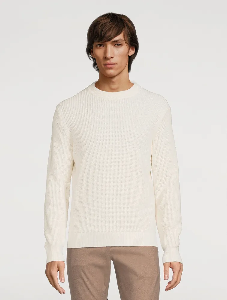 Cotton And Cashmere Crewneck Sweater