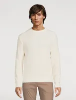 Cotton And Cashmere Crewneck Sweater