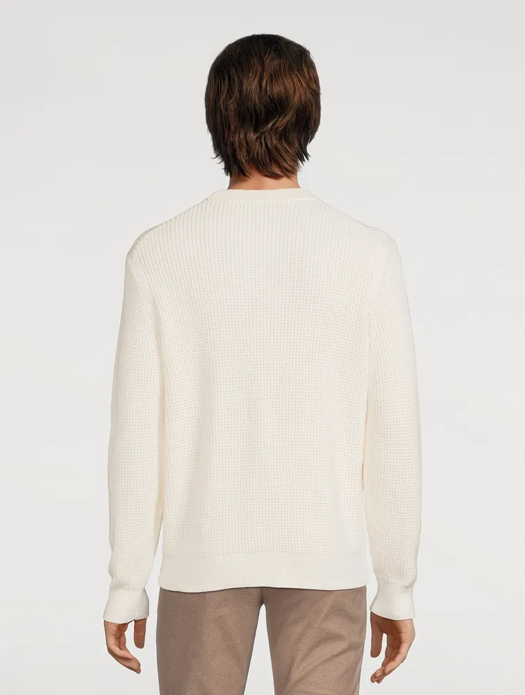 Cotton And Cashmere Crewneck Sweater