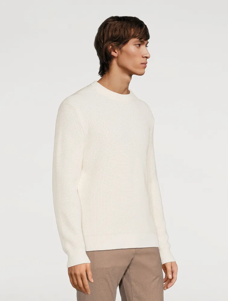 Cotton And Cashmere Crewneck Sweater