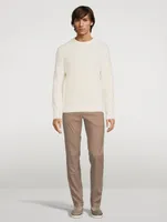 Cotton And Cashmere Crewneck Sweater