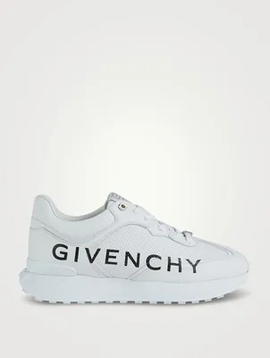 GIV Perforated Leather Runner Sneakers
