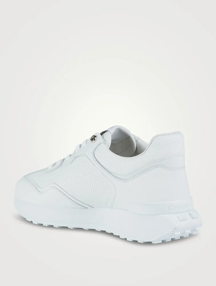 GIV Perforated Leather Runner Sneakers