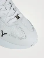 GIV Perforated Leather Runner Sneakers