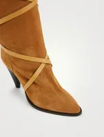 Lophie Suede Knee-High Boots