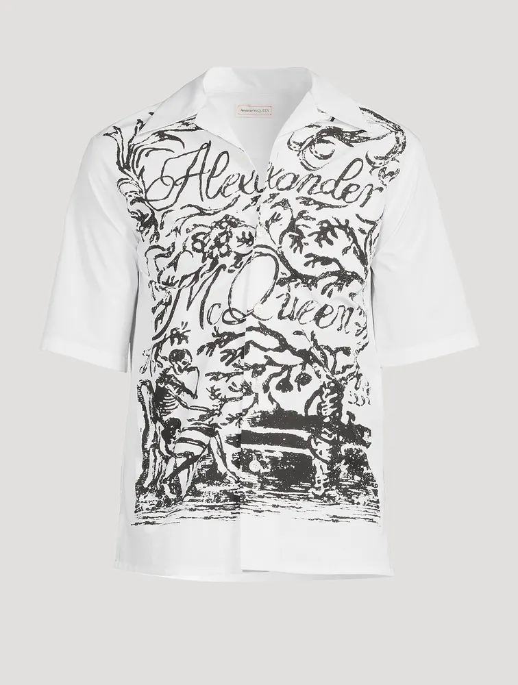 Cotton Short-Sleeve Graphic Shirt