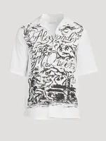 Cotton Short-Sleeve Graphic Shirt