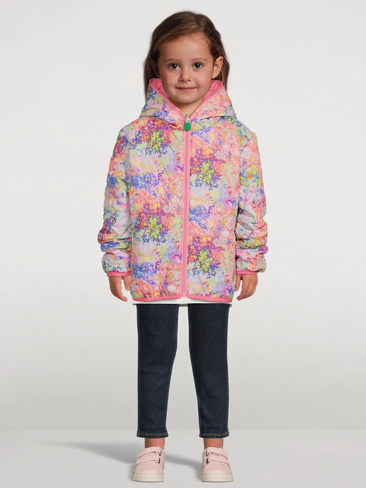 Kids Saturn Reversible Jacket With Hood