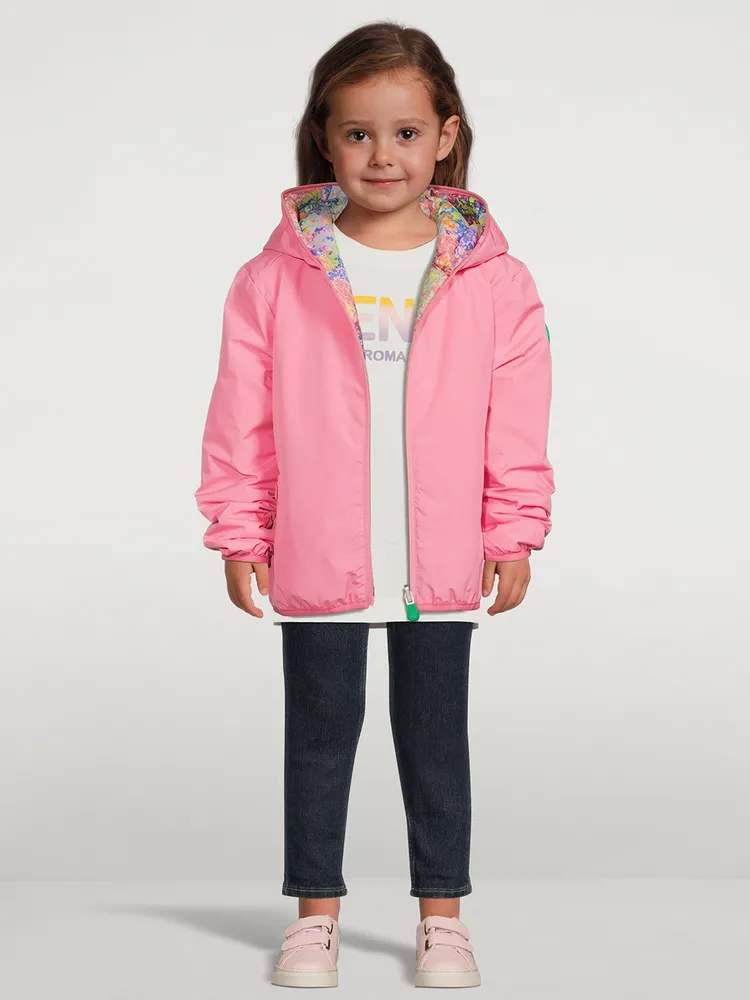 Kids Saturn Reversible Jacket With Hood