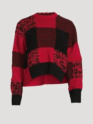 Buffalo Check Jacquard Sweater