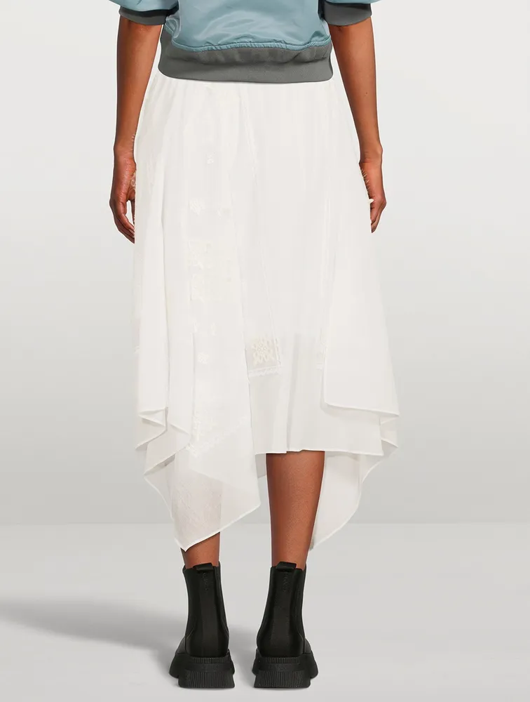 Bandana Lace Midi Skirt