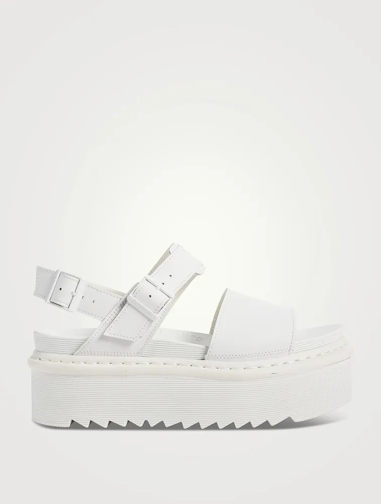 Voss Quad Leather Platform Sandals