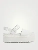 Voss Quad Leather Platform Sandals