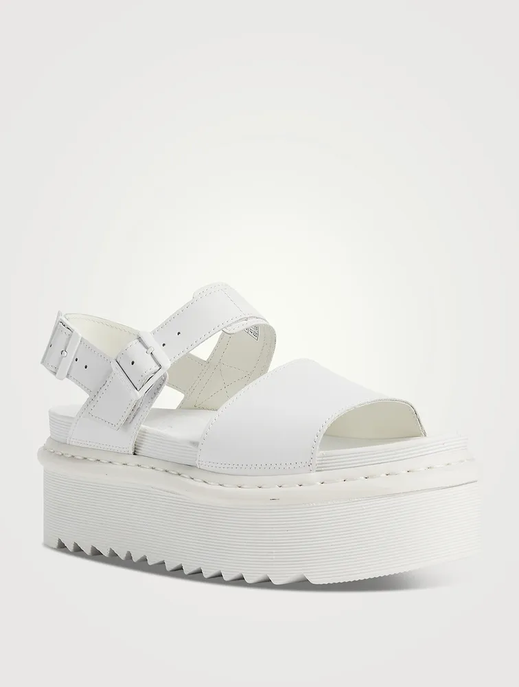 Voss Quad Leather Platform Sandals
