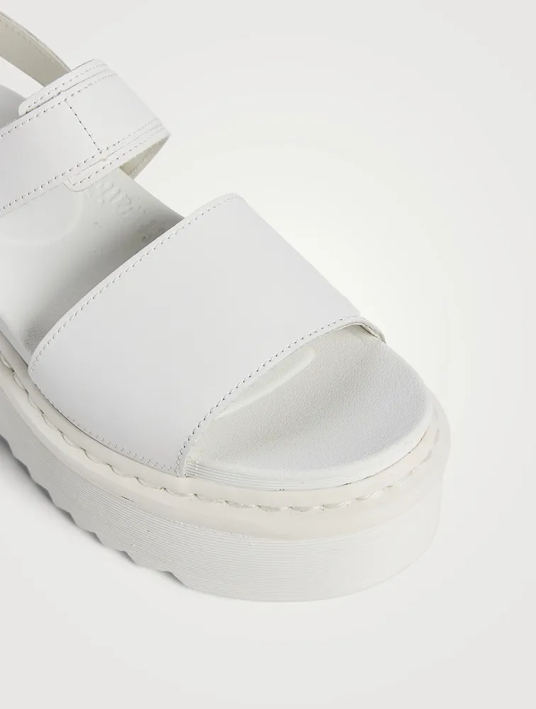 Voss Quad Leather Platform Sandals