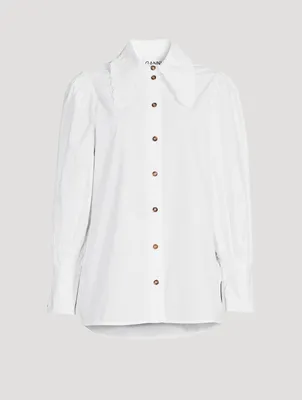 Organic Cotton Puff-Sleeve Shirt