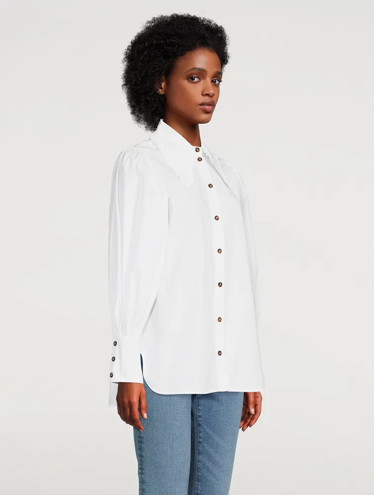 Organic Cotton Puff-Sleeve Shirt