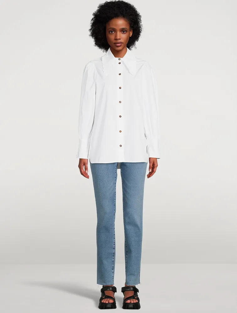 Organic Cotton Puff-Sleeve Shirt