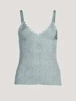 Metallic Knit Cami