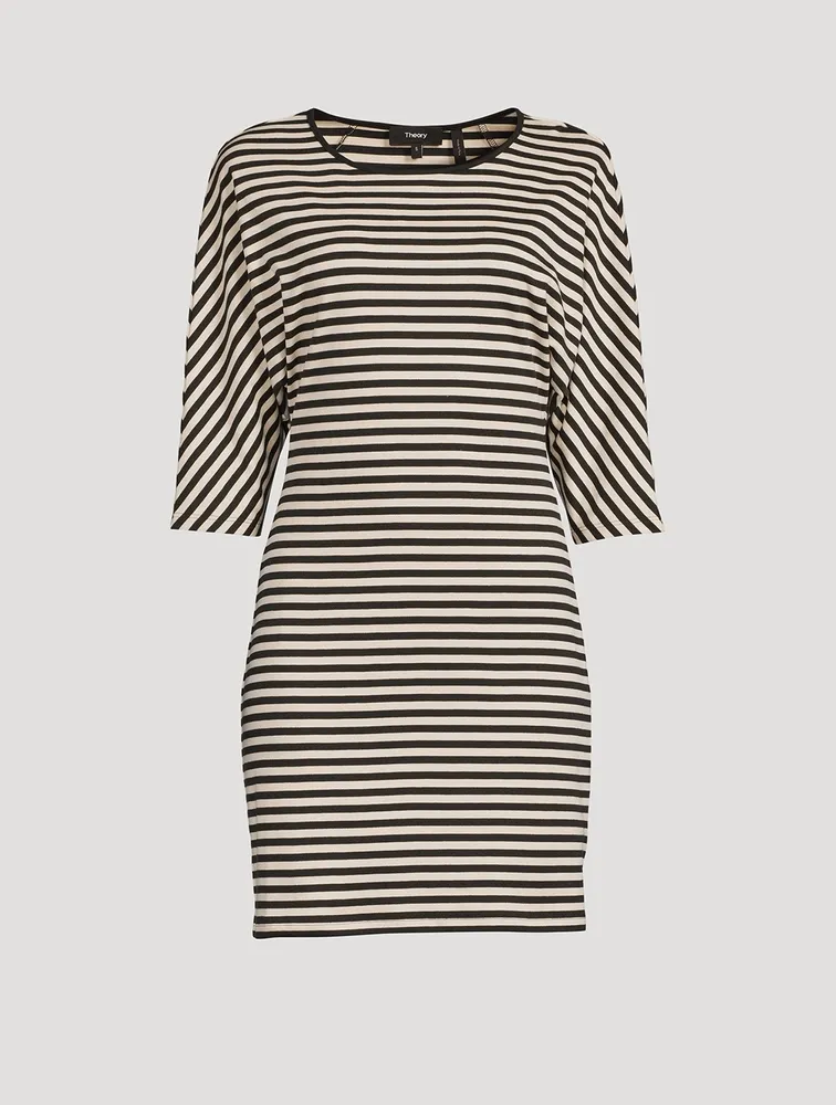 Essential T-Shirt Dress Stripe Print