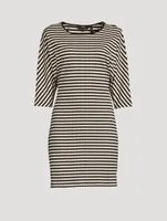 Essential T-Shirt Dress Stripe Print