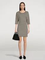 Essential T-Shirt Dress Stripe Print