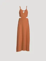 Alula Backless Knit Maxi Dress