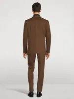Shelton Cotton And Cashmere Peak Lapel Jacket