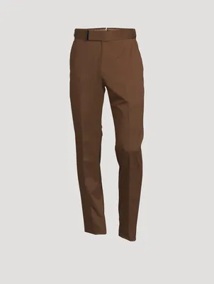 Atticus Cotton And Cashmere Suit Pants