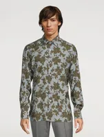 Slim-Fit Shirt Floral Print