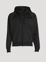 Cotton-Blend Zip Hoodie