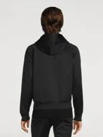 Cotton-Blend Zip Hoodie