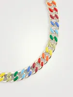 Rainbow Chunky Chain Necklace